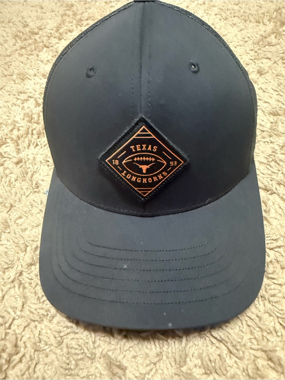 Texas Longhorns Black Trucker Hat